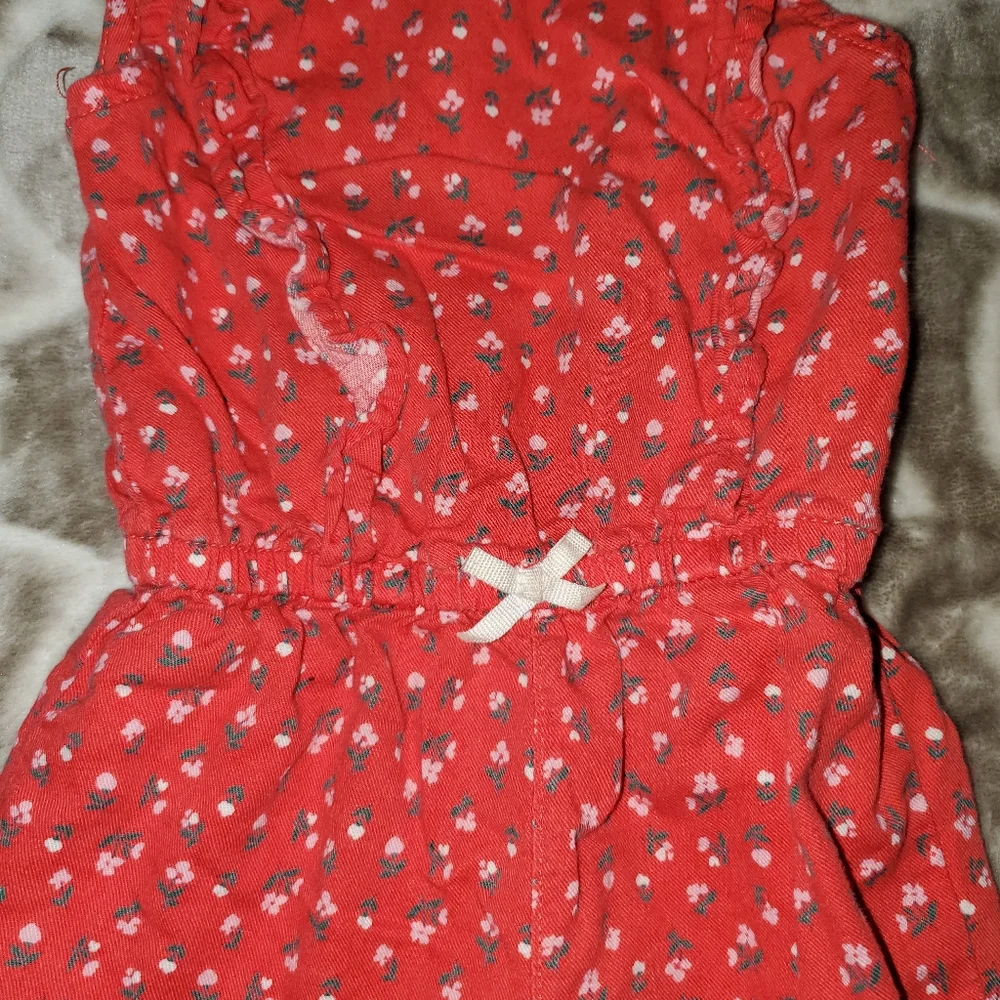 5 for $25 | Carter's Floral Ruffle Sleeveless Drapey Jumpsuit
